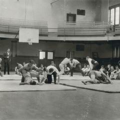 Wrestling class with Hans Reuter