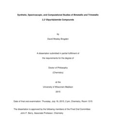 Synthetic, Spectroscopic, and Computational Studies of Bimetallic and Trimetallic 2,2'-Dipyridylamide Compounds