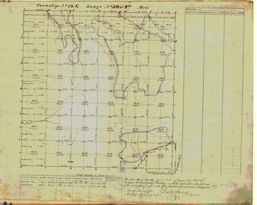 [Public Land Survey System map: Wisconsin Township 19 North, Range 03 West]