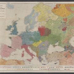 Carte ethnographique de l'Europe