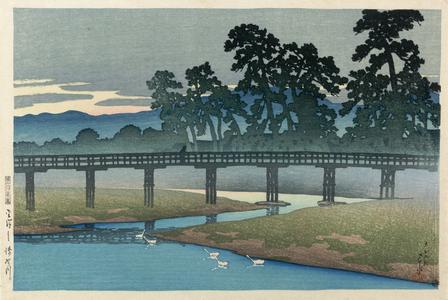 Asano River, Kanazawa, from the series Souvenirs of Travel, First Series