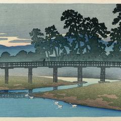 Asano River, Kanazawa, from the series Souvenirs of Travel, First Series