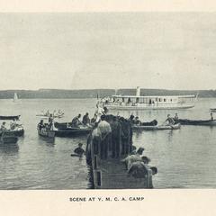 Scene at Y.M.C.A. camp
