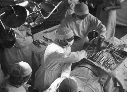 Surgeons During an Operation