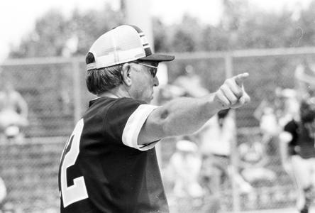 Baseball coach Russ Tiedeman