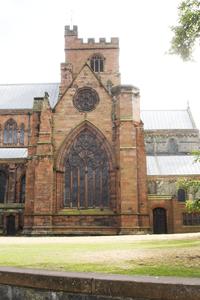 Carlisle Cathedral exterior north transept