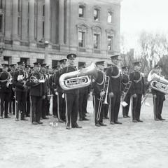 Military band on Bascom Hill