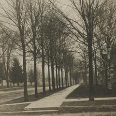 College Avenue and East Avenue, Waukesha, south view