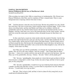 Object 2 titled Transcription