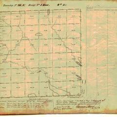 [Public Land Survey System map: Wisconsin Township 28 North, Range 01 East]