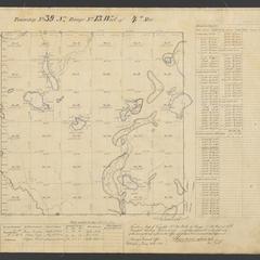 [Public Land Survey System map: Wisconsin Township 39 North, Range 13 West]