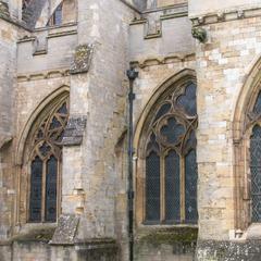 Exeter Cathedral exterior north nave aisle