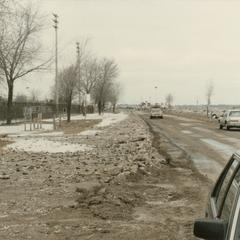 Lakeshore erosion Racine County 1987