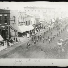 Main Street on July 4th, 1885