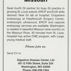 Digestive Disease Center advertisement