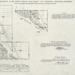 [Public Land Survey System map: Wisconsin Township 20 North, Range 12 West]