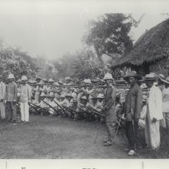 Filipino soldiers outside Manila, 1899
