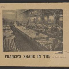 France's share in the war