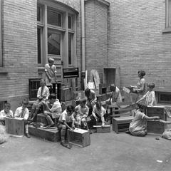 Campus school playing