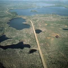 Aerial photo of North Temperate Lakes Long Term Ecological Research (LTER) lakes (1)