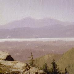 Lake Champlain from Mount Mansfield, Vermont