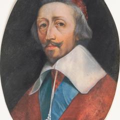 Oval Miniature Bust Portrait of Cardinal Richelieu