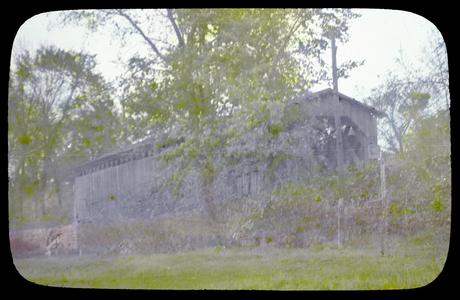Covered bridge, Cedarburg, Wisconsin, end view