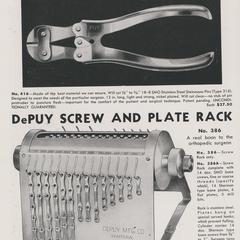 DePuy Manufacturing Co. advertisement