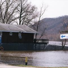 Mississippi River flooding at Trempealeau County (Wis.)