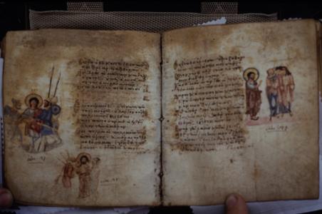 Manuscript at the Pantocrator Monastery