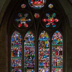 Oxford Cathedral interior Latin Chapel East window