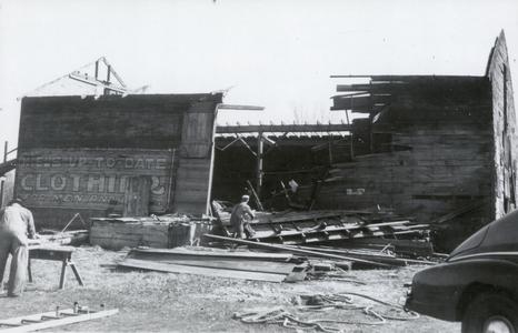 Wittrock Ice House being razed