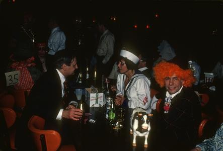 Masqueraders at a Fasching dance