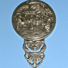 Hand mirror by Hans Jensen