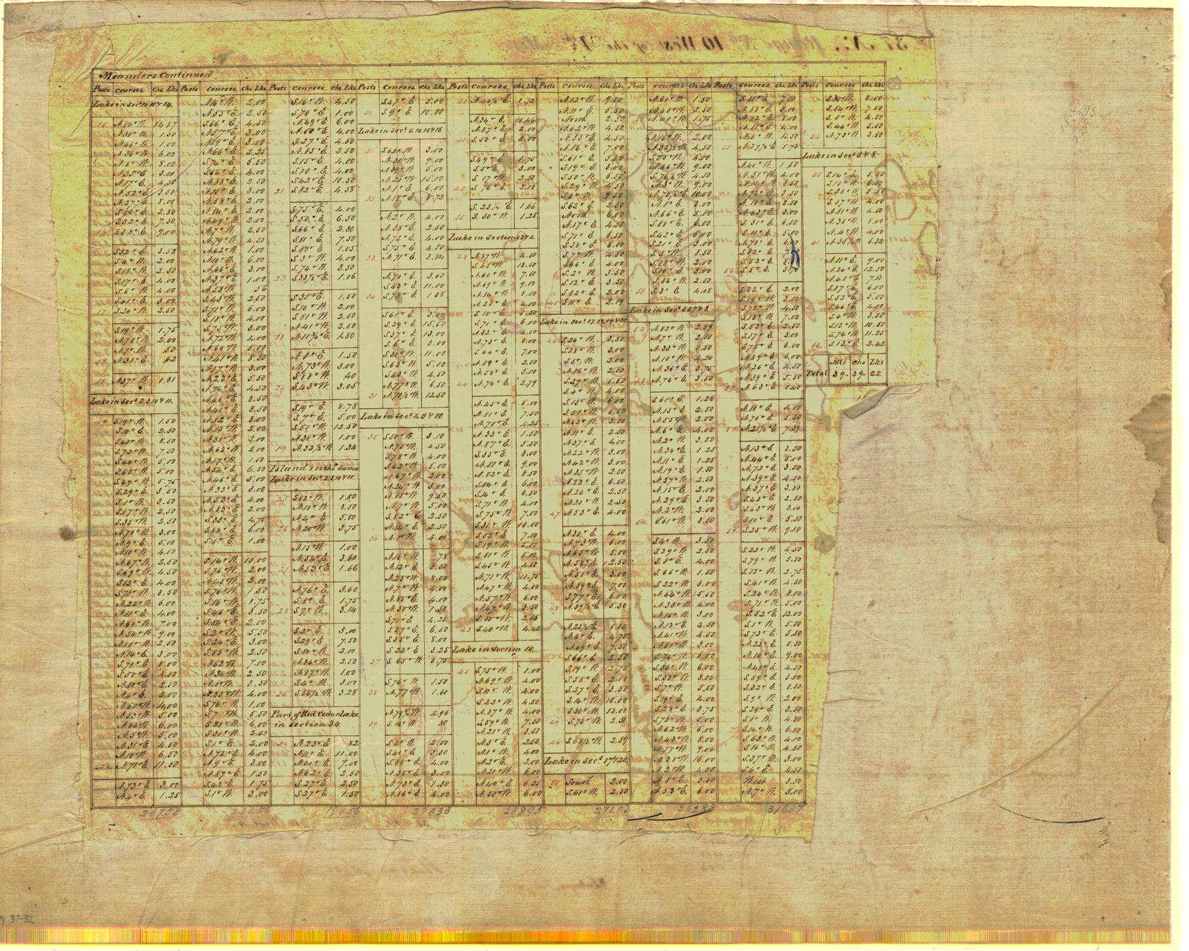 [Public Land Survey System map: Wisconsin Township 37 North, Range 10 West]