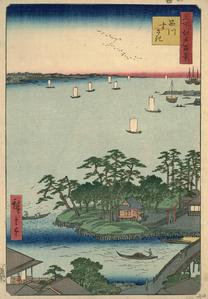 Susaki and Shinagawa, no. 83 from the series One-hundred Views of Famous Places in Edo