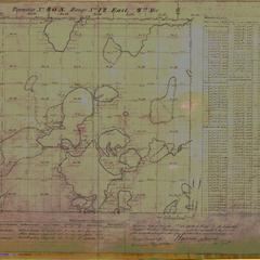 [Public Land Survey System map: Wisconsin Township 40 North, Range 12 East]