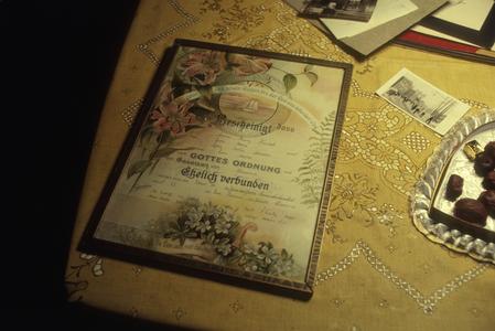 Marriage certificate of Mr. and Mrs. Armin Kretsch