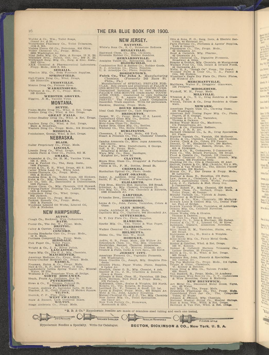 The Era blue book a universal price list and directory of