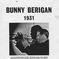 Bunny Berigan, 1931