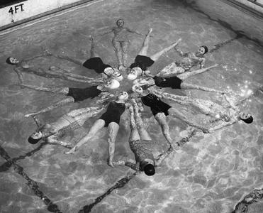 Synchronized swimming, women's physical education