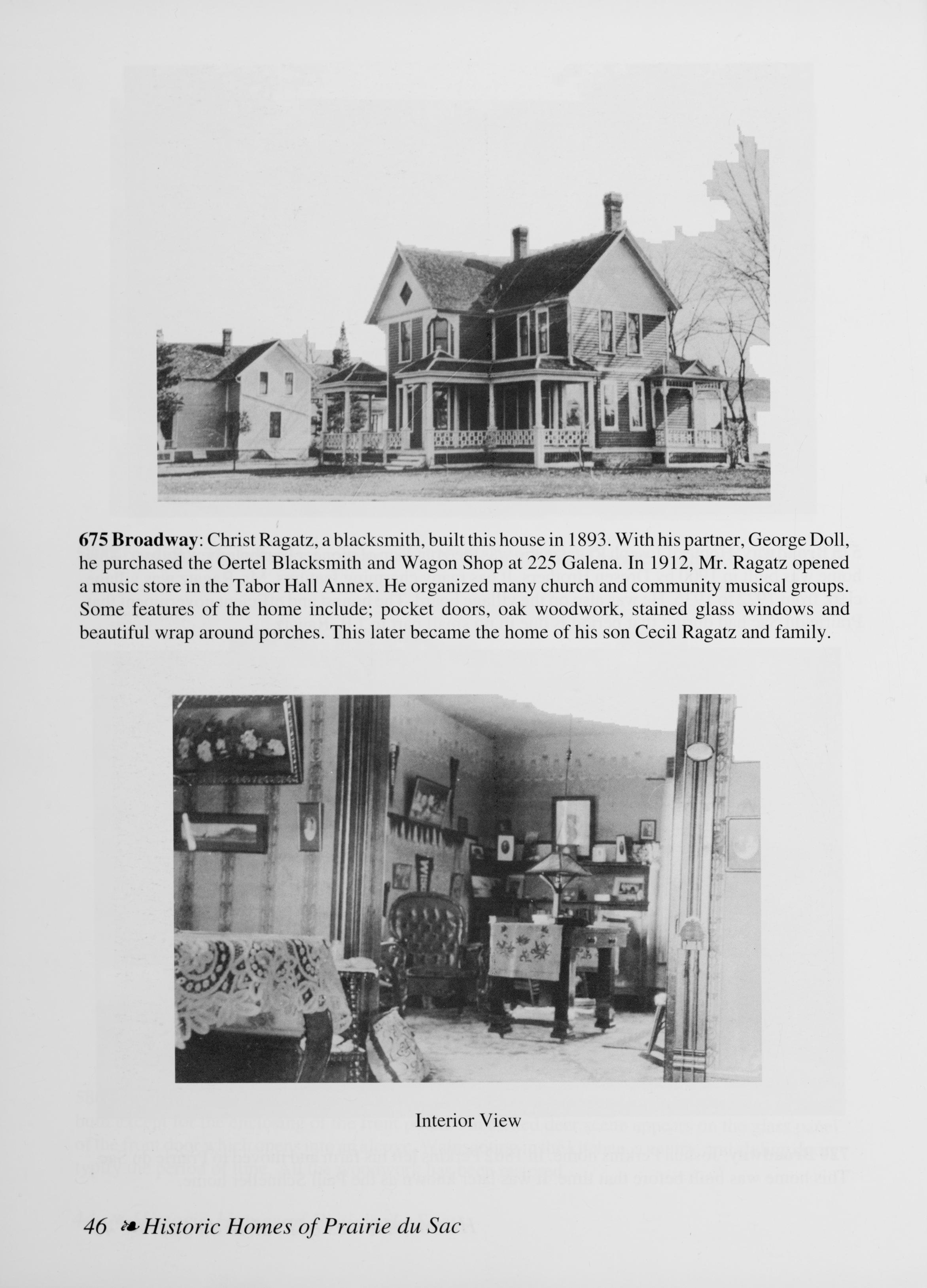 Historical homes of Prairie du Sac a project of the Sauk Prairie Area