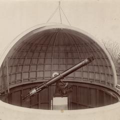 Dome and equatorial of Student Observatory