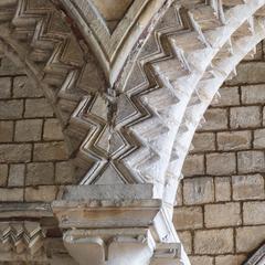 Durham Cathedral Galilee Chapel arch closeup