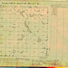 [Public Land Survey System map: Wisconsin Township 37 North, Range 14 West]
