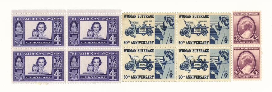 Woman suffrage stamps