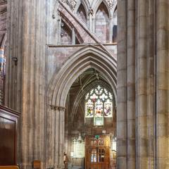 Worcester Cathedral interior nave