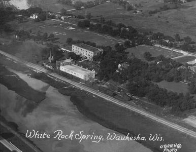 White Rock Spring, Waukesha, aerial
