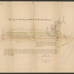 [Public Land Survey System map: Wisconsin Township 24 North, Range 20 East]
