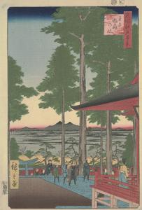The Inari Shrine at Oji, no. 18 from the series One-hundred Views of Famous Places in Edo